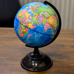 World Map Globe 20cm -Blue