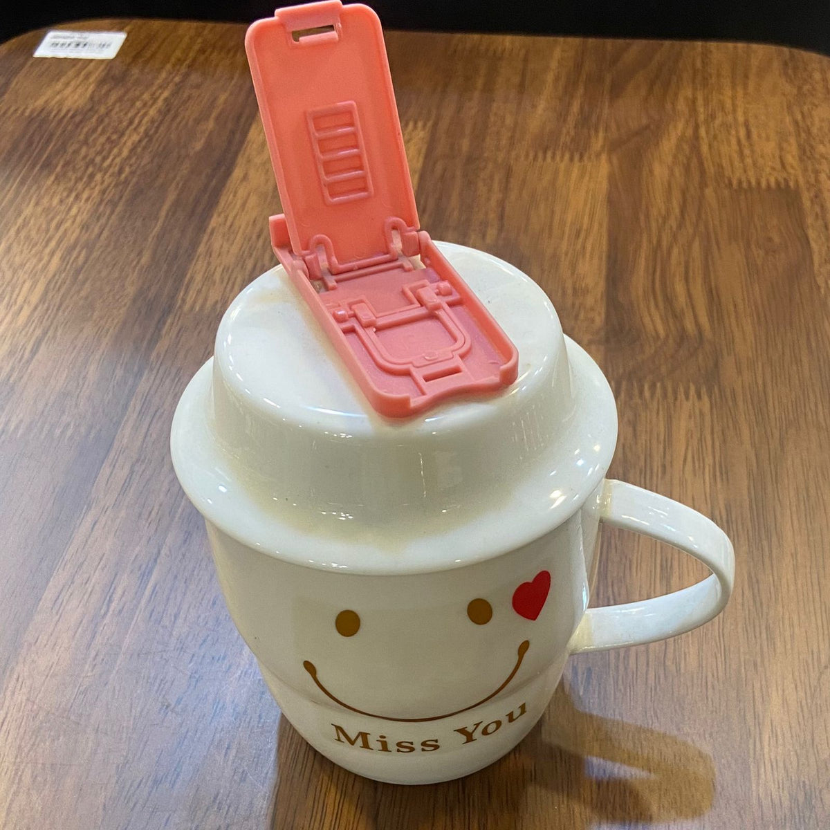 Ceramic Mug With Mobile Holder-D1