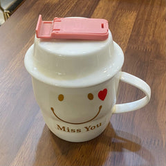 Ceramic Mug With Mobile Holder-D1