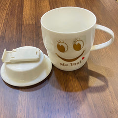 Ceramic Mug With Mobile Holder-D2