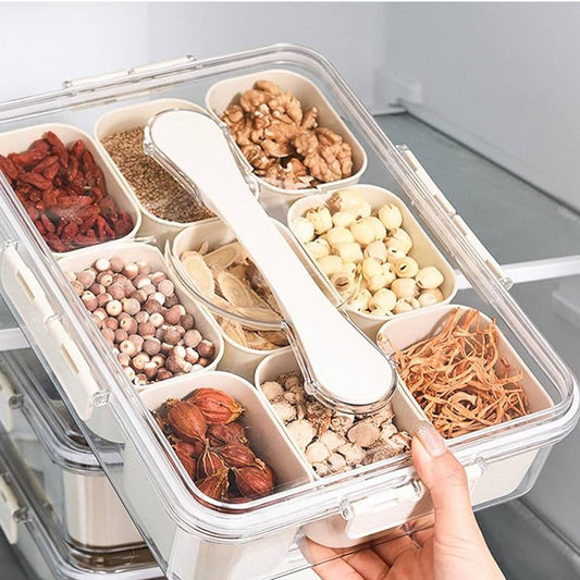 9 Compartments Divided Storage box