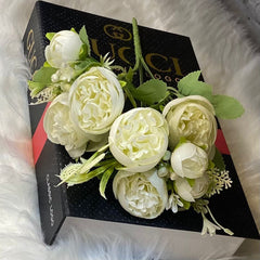 Floral Flower Bunch White-11