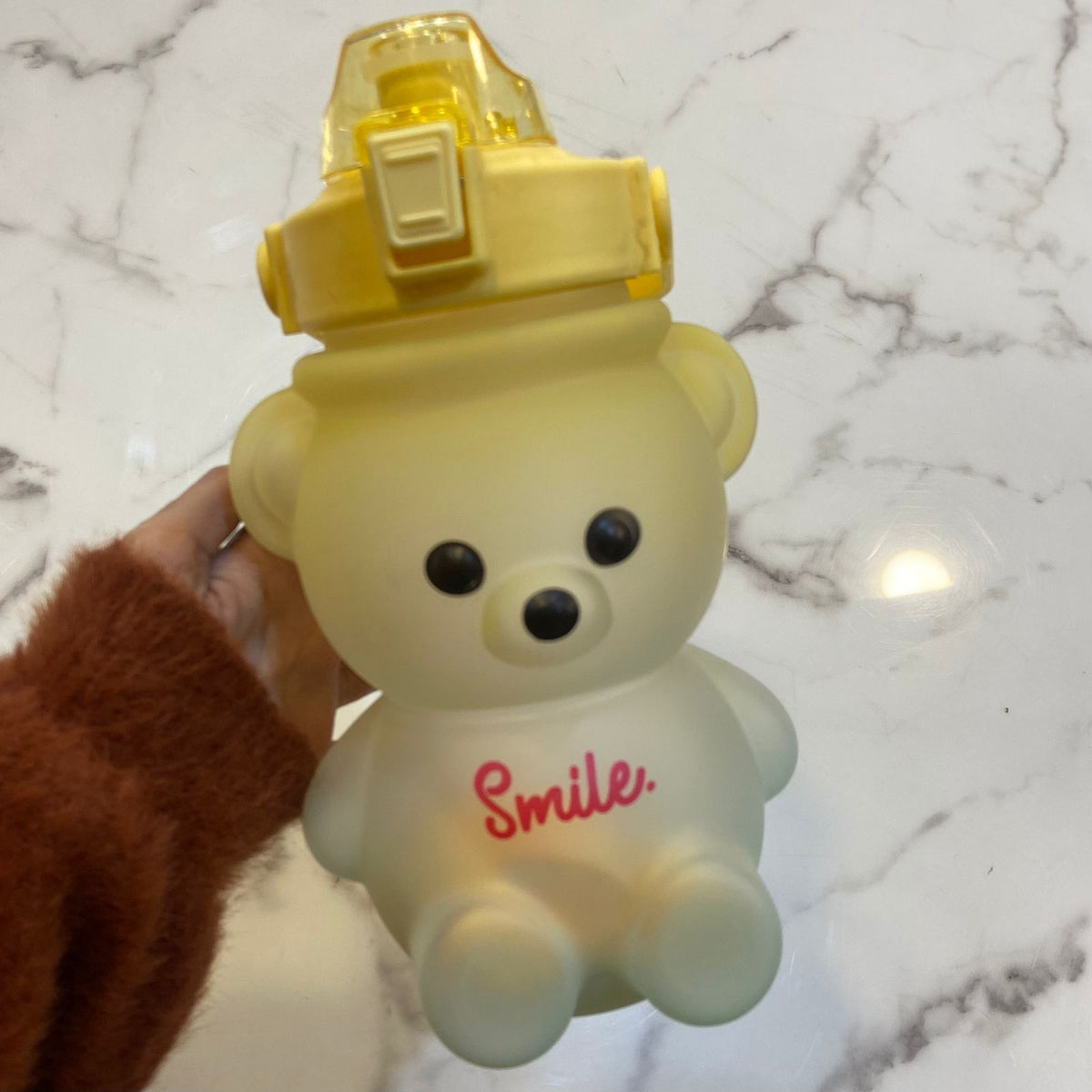 Bear Shape Water Bottle-Yellow