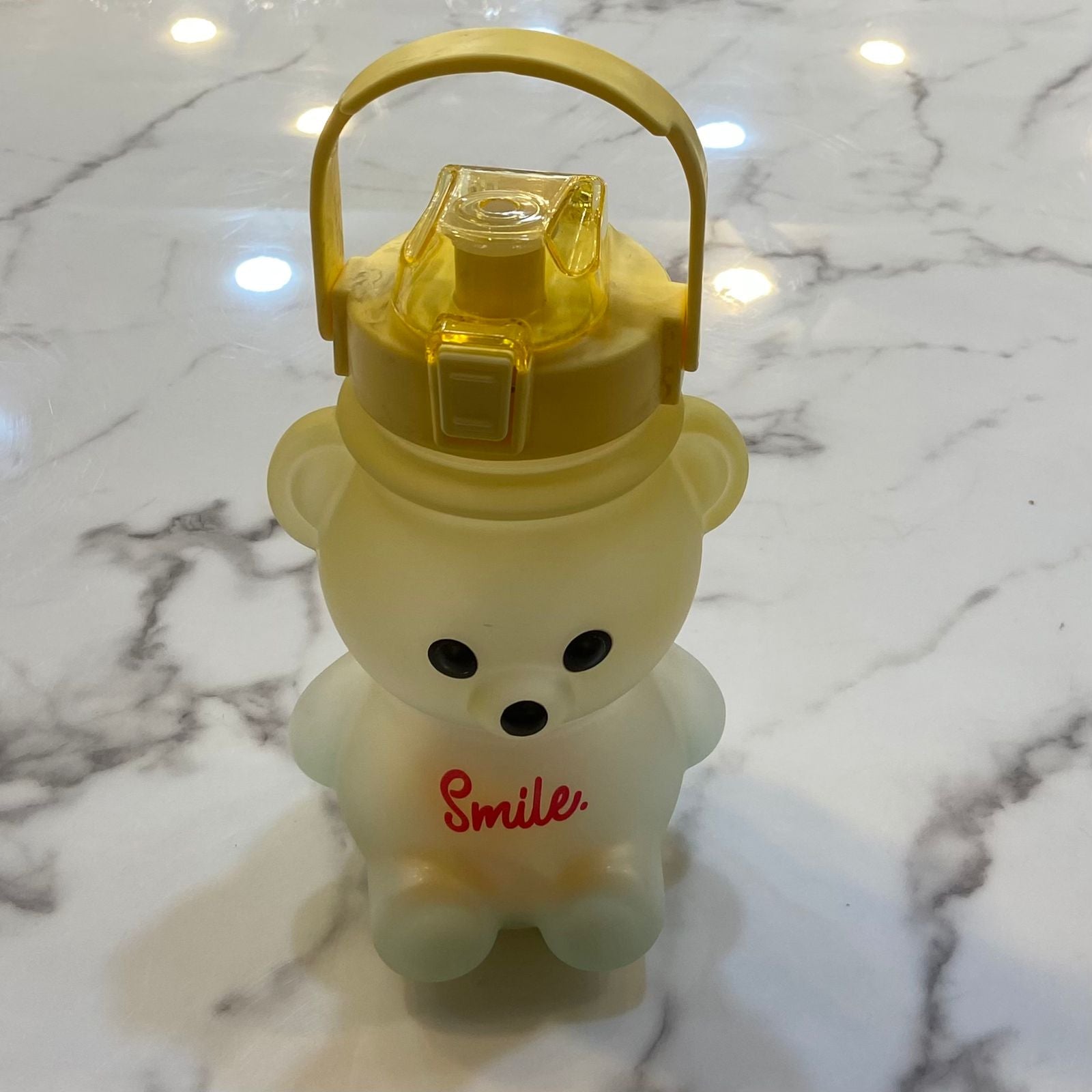 Bear Shape Water Bottle-Yellow