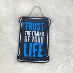 Wooden Quotation Wall Hanging-D11