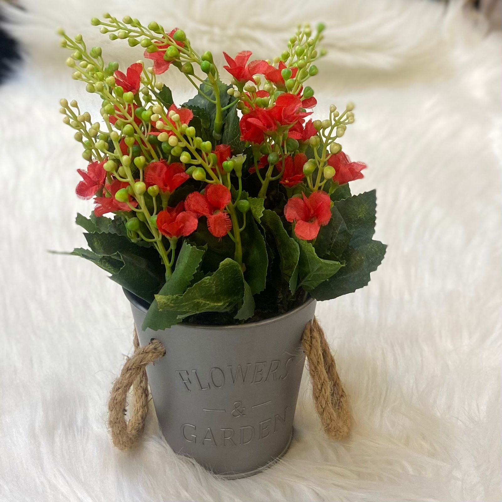 Artificial Flower With Pot-D8