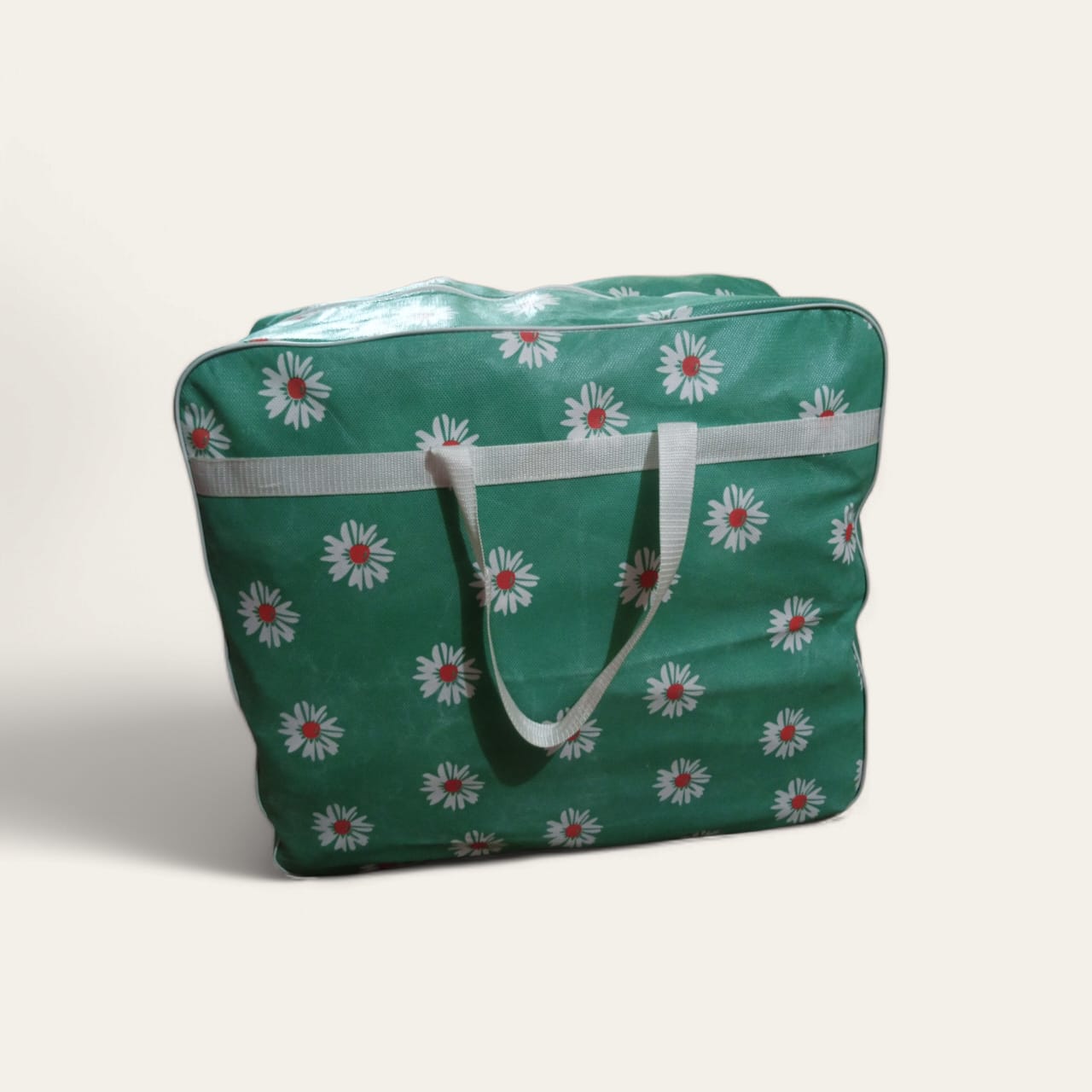 110GSM Non-Woven Luggage Bag (Green Flower)