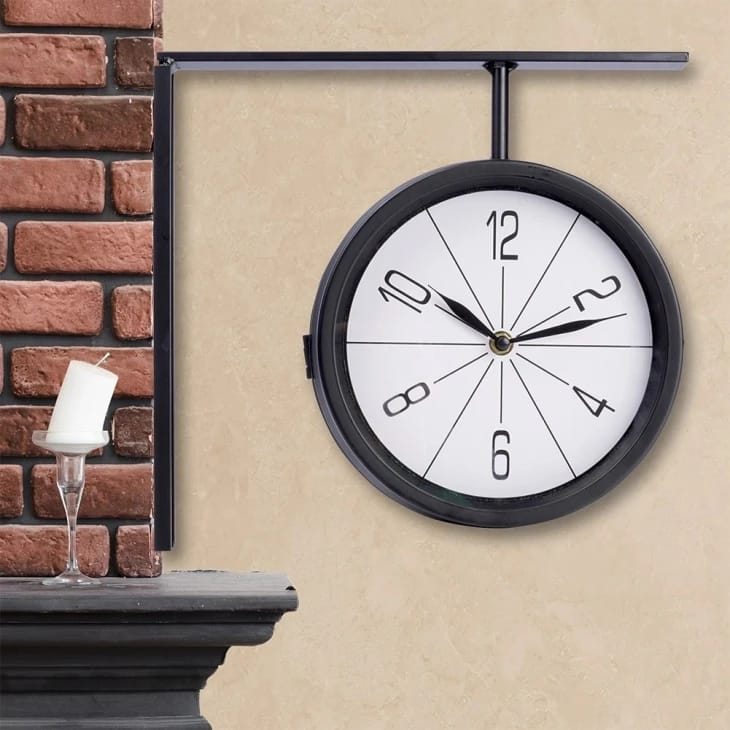 Metal Wall Clock   Double Side