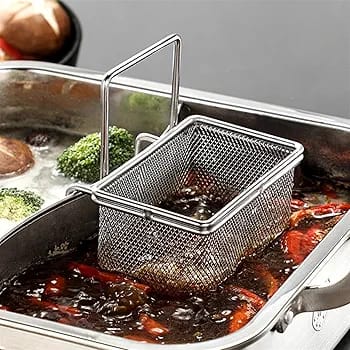 1 Pc Deep Fry Basket Strainer