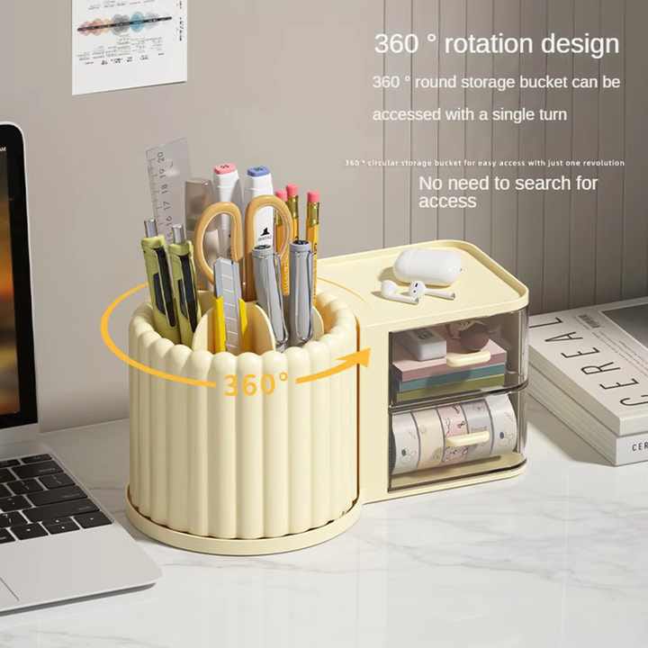 Desktop Rotating Stationery Holder