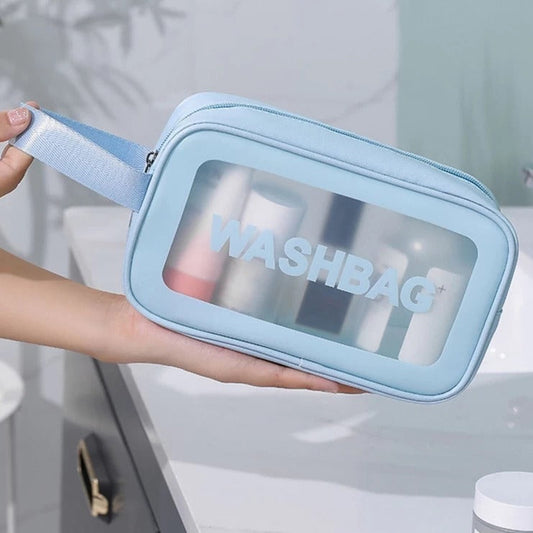 Wash Bag Makeup Travel Pouch Skyblue (M)