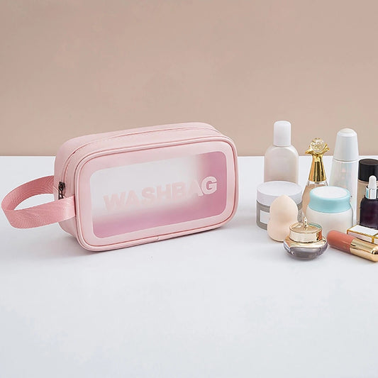 Wash Bag Makeup Travel Pouch Pink (M)