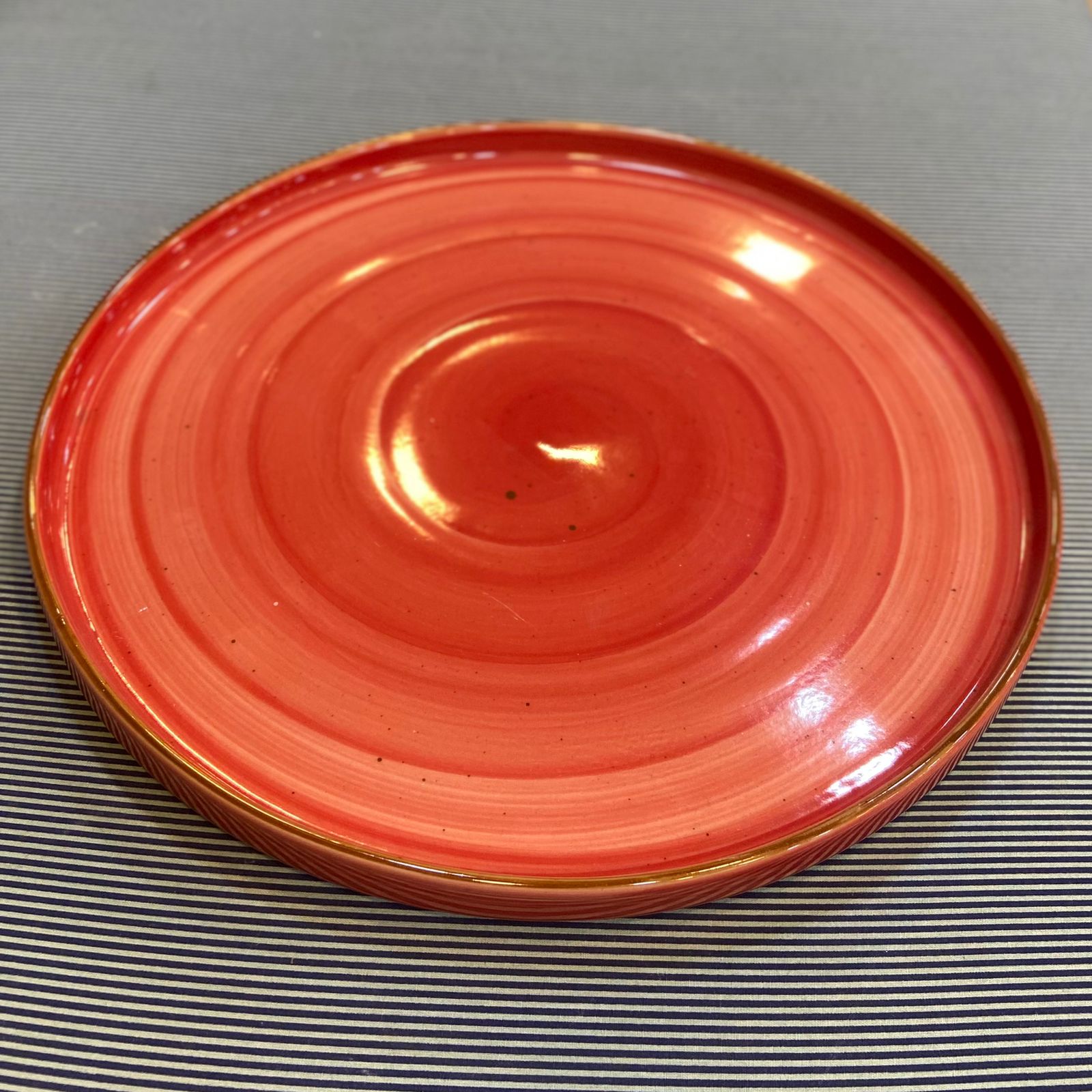 Tableware Ceramic Plate-Red