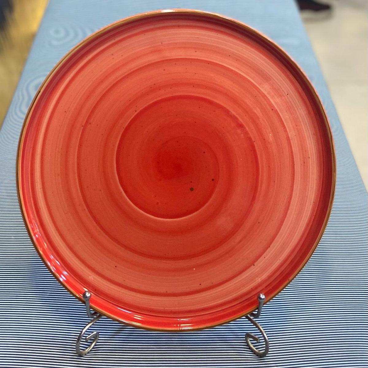 Tableware Ceramic Plate-Red