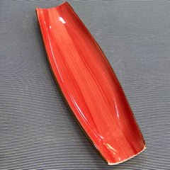 Ceramic Sushi Dish Large-Red