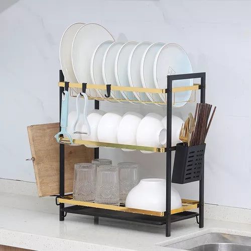 3 Layer Multi-Function Plate Rack