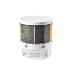 6 Grid Grain Storage Round White