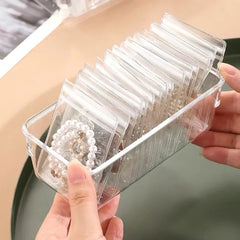 Transparent Earring Storage Box