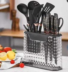 16 Pcs Silicone Cooking Kitchen Utensils Set Black