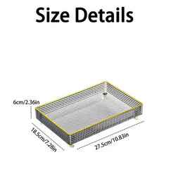 Multi Purpose Crystal Tray-Grey