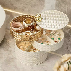 Rotatable Dustproof Jewelry Organizer