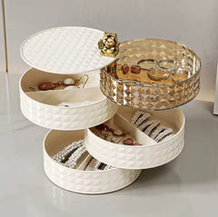 Rotatable Dustproof Jewelry Organizer