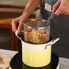 3L Deep Frying Pot With Strainer