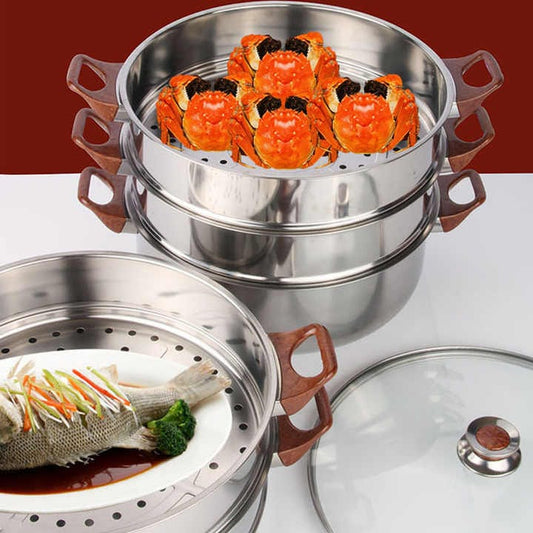 5 Layer Stainless Steel Steamer Pot 30cm