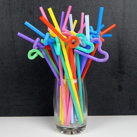 Multi Color Straw (100 Pcs)
