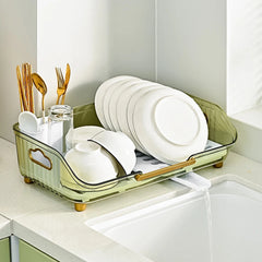 Acrylic Dish Drying Rack-Green