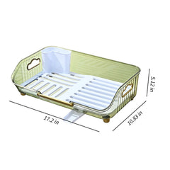Acrylic Dish Drying Rack-Brown