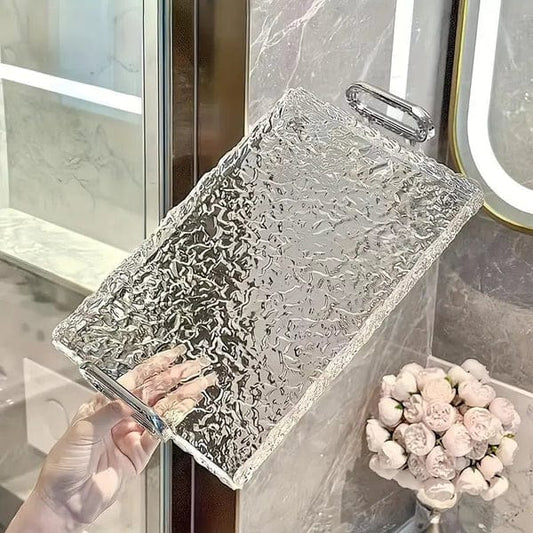 1 Pc Luxurious Acrylic Serving Tray