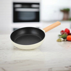 Non-Stick Fry Pan Wooden Handle 28cm