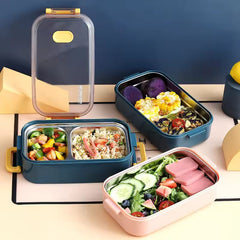 2 Layer Stainless Steel Lunch Box