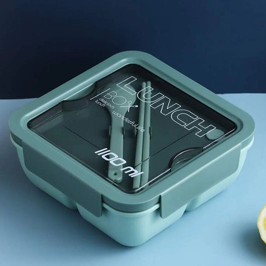 Bento Square Lunch Box-Green