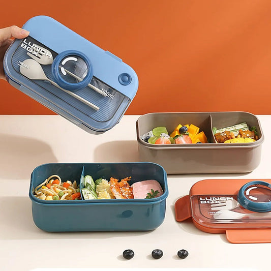 Camera Design Lunch Box-Blue
