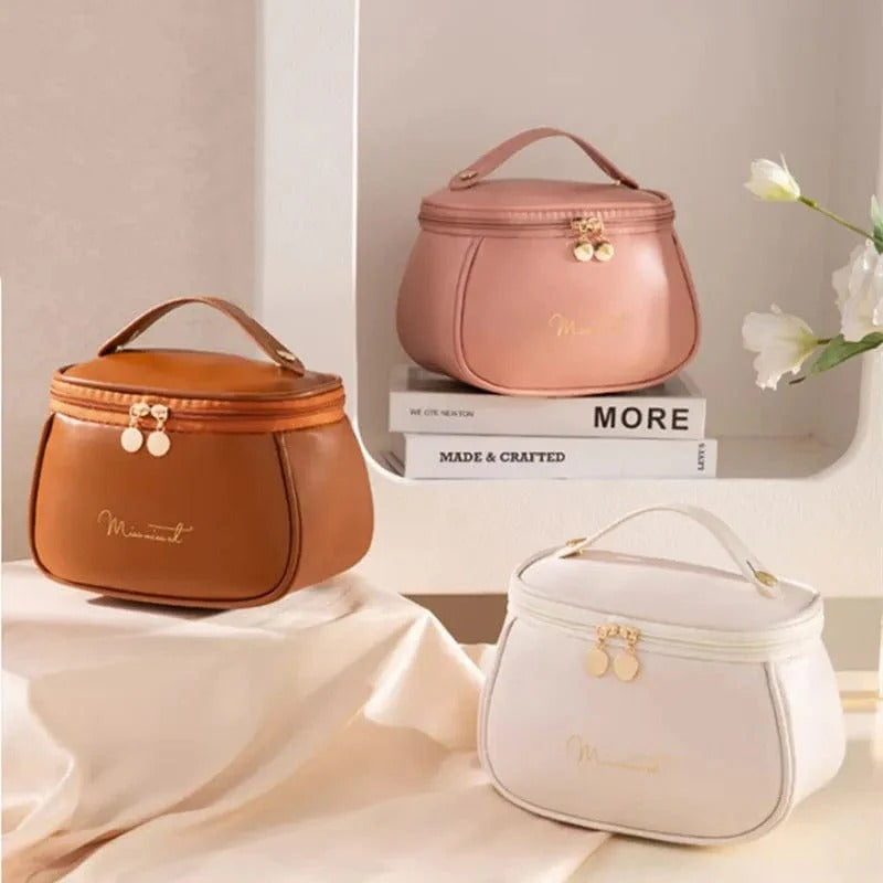 Pu Leather Pouch-Pink
