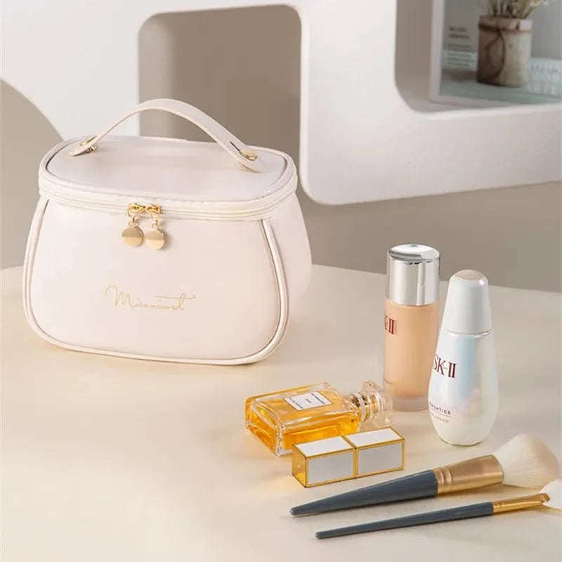 Pu Leather Pouch-White