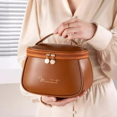 Pu Leather Pouch-Brown
