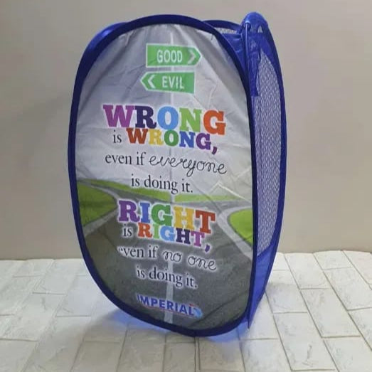Imperial Foldable Pop Up Mesh Washing Laundry Basket