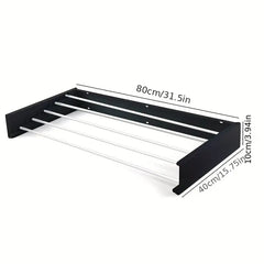 1 Pc Wall Mounted Folding Clothes Drying Rack