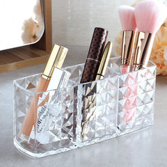 Minor Damage 3 Compartments Brush Holder