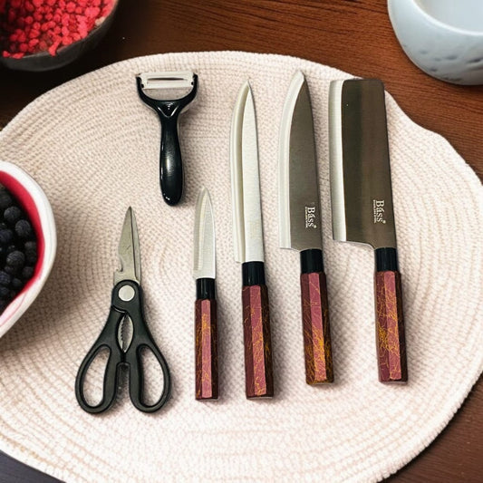 6 Pcs Knife Set-D7