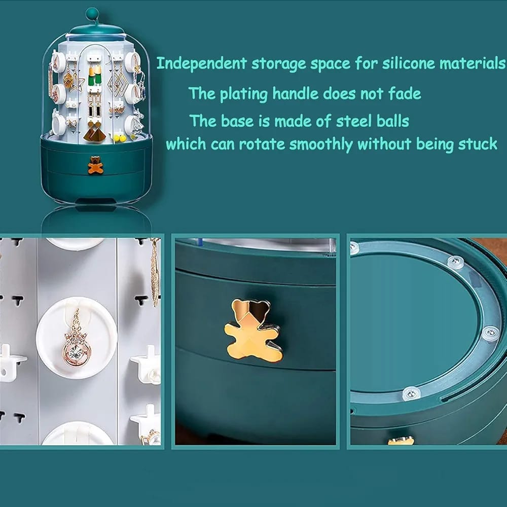 360° Rotatable Jewelry Organizer