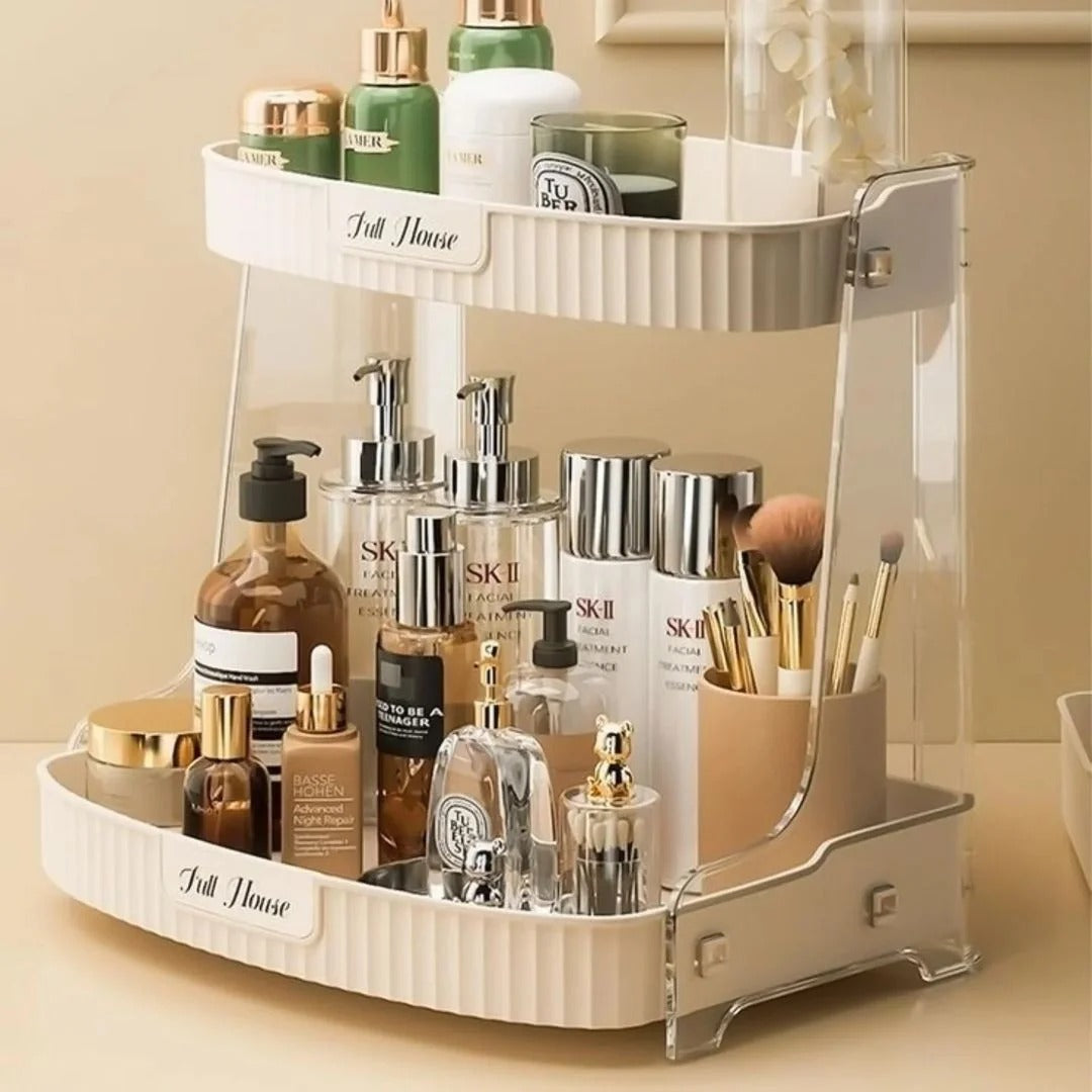 Desktop 2 Layer Cosmetic Storage Rack