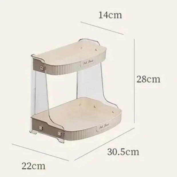 Desktop 2 Layer Cosmetic Storage Rack