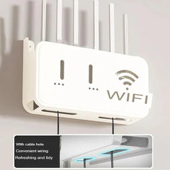 Wifi Router Storage Box Wall Mounted