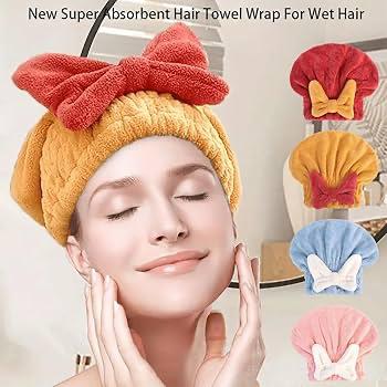 Super Absorbent Hair Towel Cap