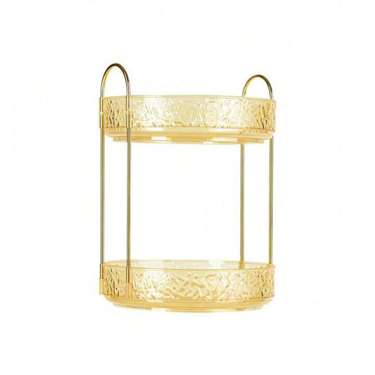 2 Tier 360 Rotating Makeup Organizer