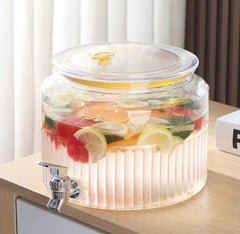Acrylic Round Beverage Dispenser -5.6L